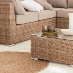 Hochwertige Gartenmöbel: Polyrattan XXL -5 Sitzplätze