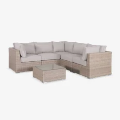 Hochwertige Gartenmöbel: Polyrattan XXL -5 Sitzplätze