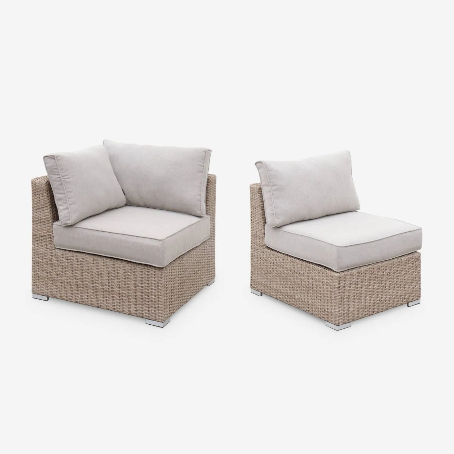 Hochwertige Gartenmöbel: Polyrattan XXL -5 Sitzplätze