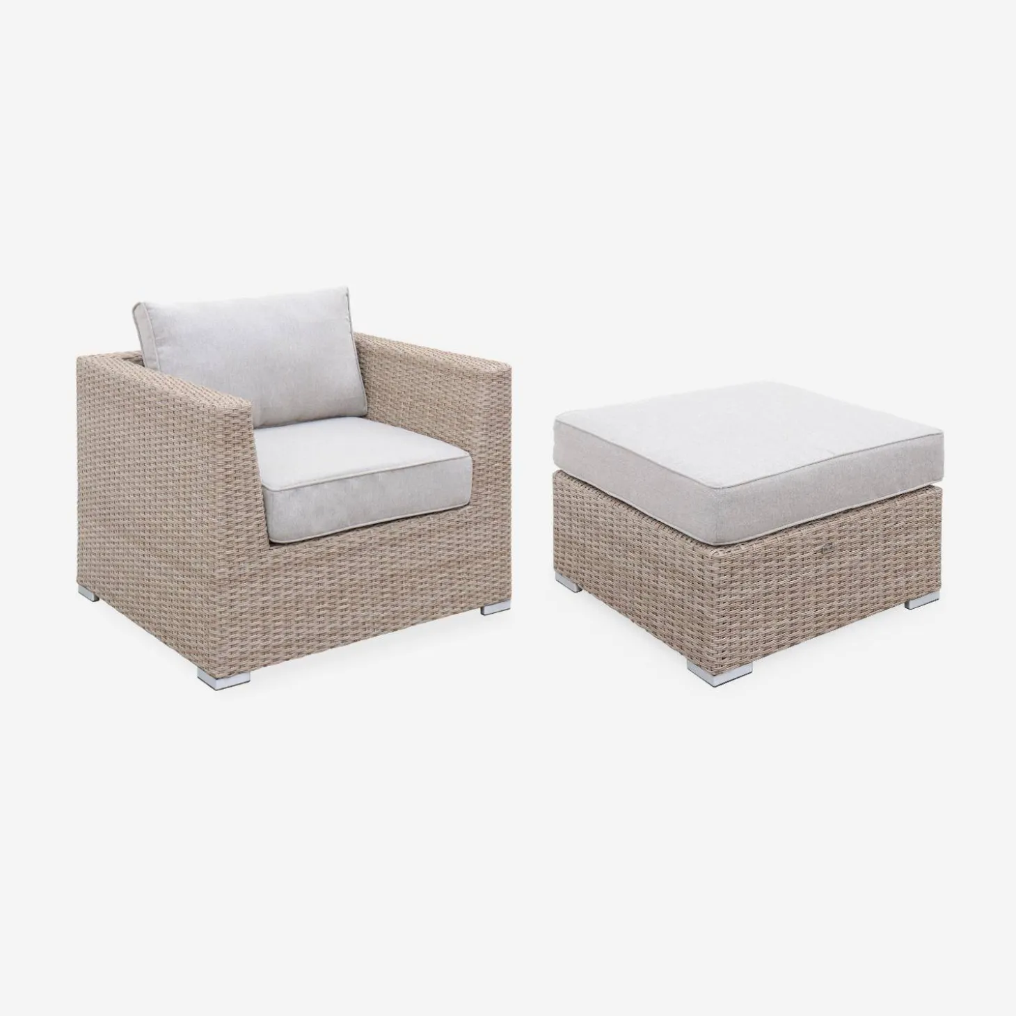 Hochwertiges Rattan Lounge XXL Set - VERONA