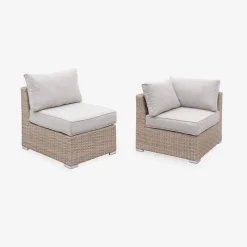 Hochwertiges Rattan Lounge XXL Set - VERONA