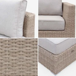 Hochwertiges Rattan Lounge XXL Set - VERONA