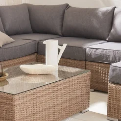 Hochwertiges Rattan Lounge XXL Set - VERONA