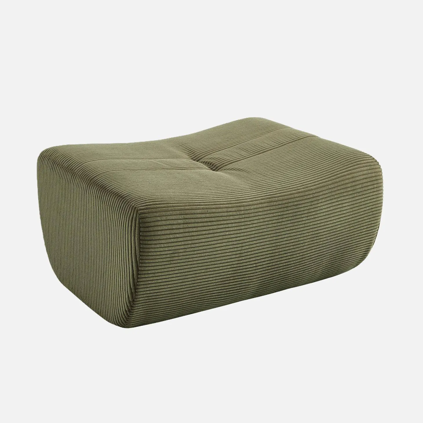 Hocker, Fußhocker mit Cordbezug für Sessel und Sofas