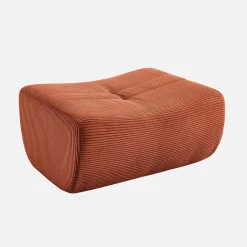 Hocker, Fußhocker mit Cordbezug für Sessel und Sofas