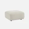 Hocker, Fußstütze für 2-Sitzer-Sofa Wallas Bouclette