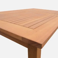 Holz-Gartentisch mit Verlängerung 120-180cm