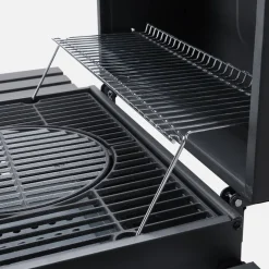 Holzkohlegrill schwarz Räuchergrill - Bernard