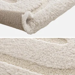 Indoor-Teppich mit geometrischem Muster cremefarben