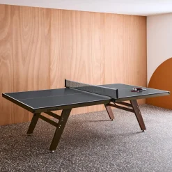 Indoor Tischtennisplatte Premium mit 2 Schlägern und 3 Bällen
