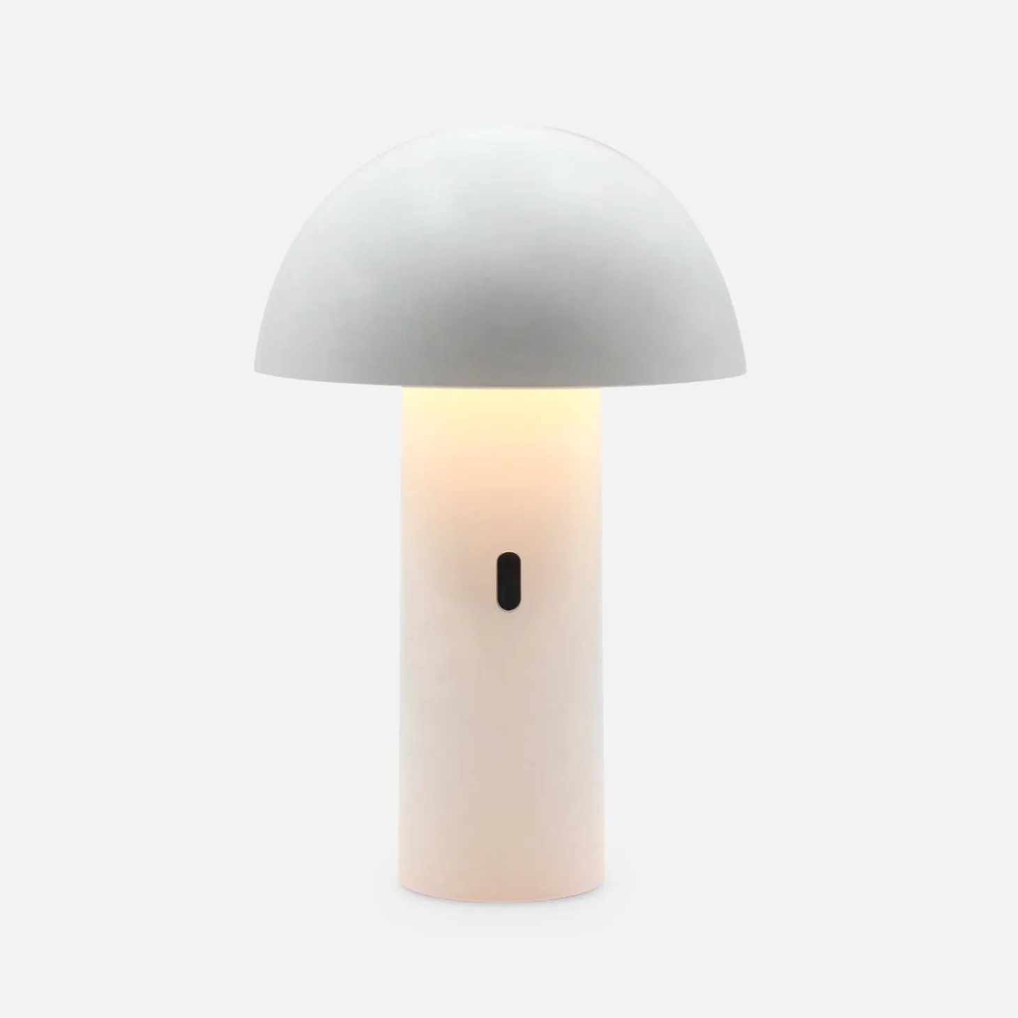 Kabellose Tischlampe mit schwenkbarem Kopf H 28 cm