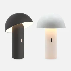 Kabellose Tischlampe mit schwenkbarem Kopf H 28 cm