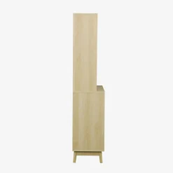 Küchenschrank mit Holzoptik, 4 Türen und 3 Schubladen B 110 cm