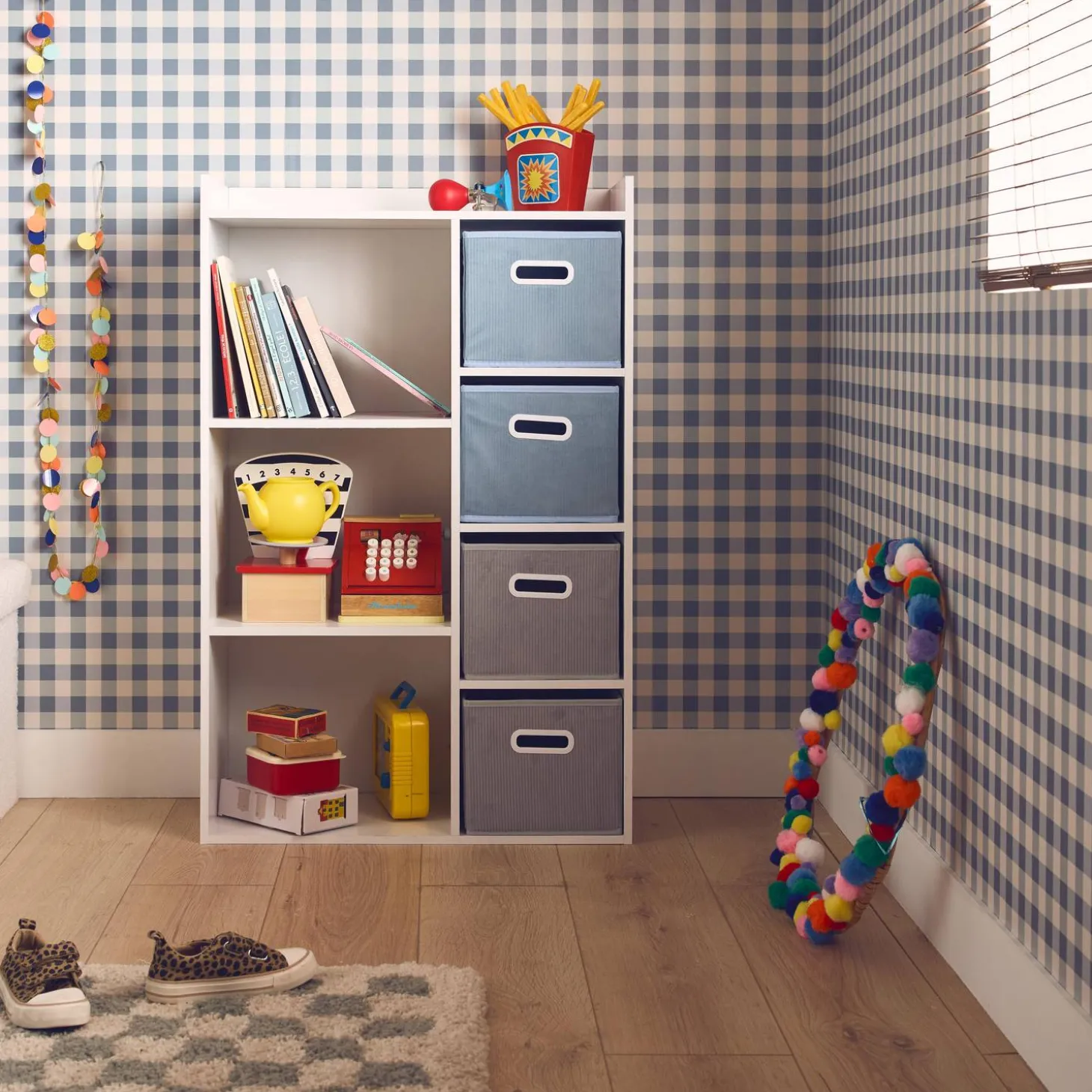 Kinderaufbewahrungsmöbel 4 Boxen