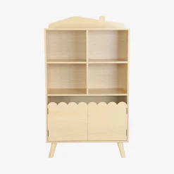 Kinderbücherregal, 2 Türen und 4 Regale