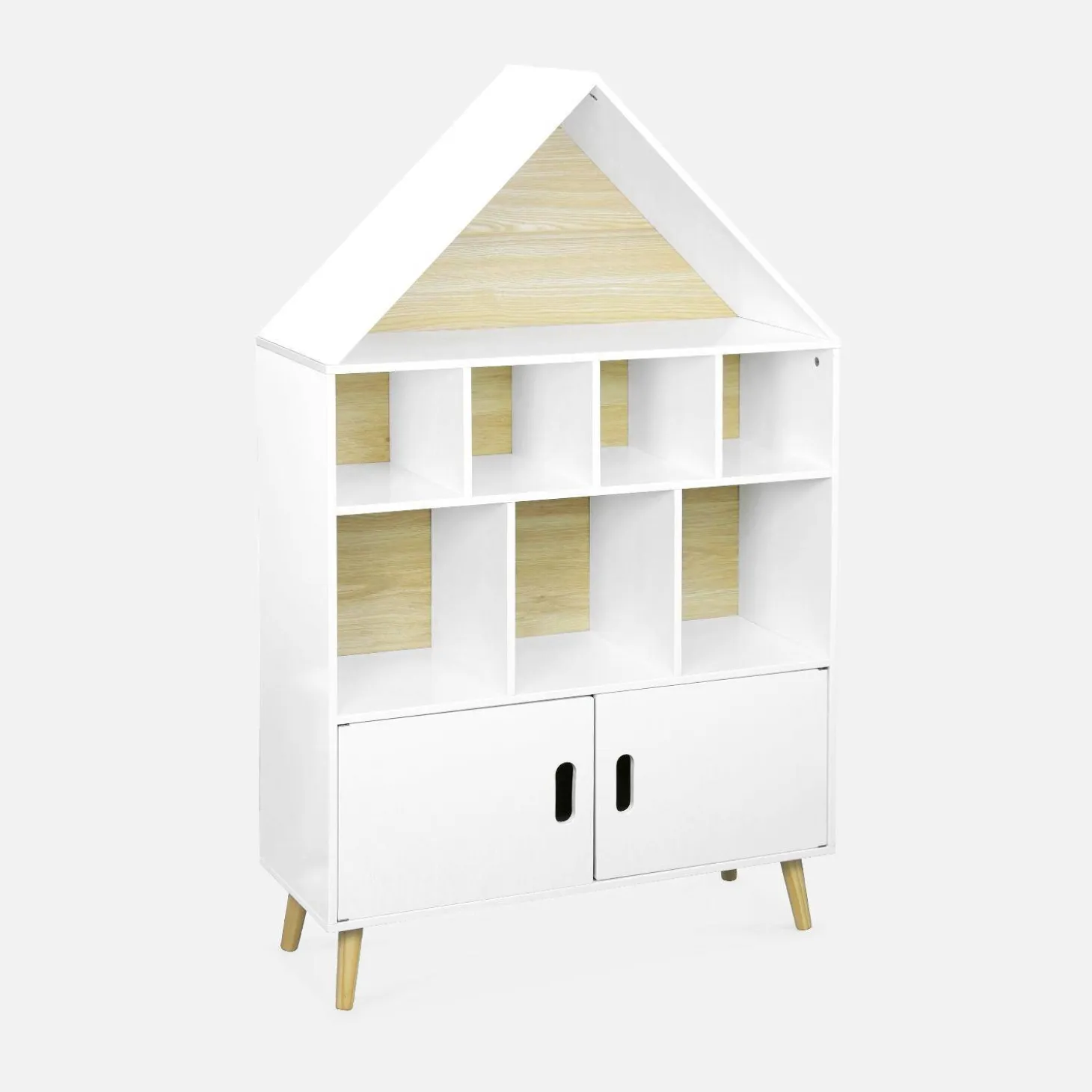 Kinderbuchregal Haus