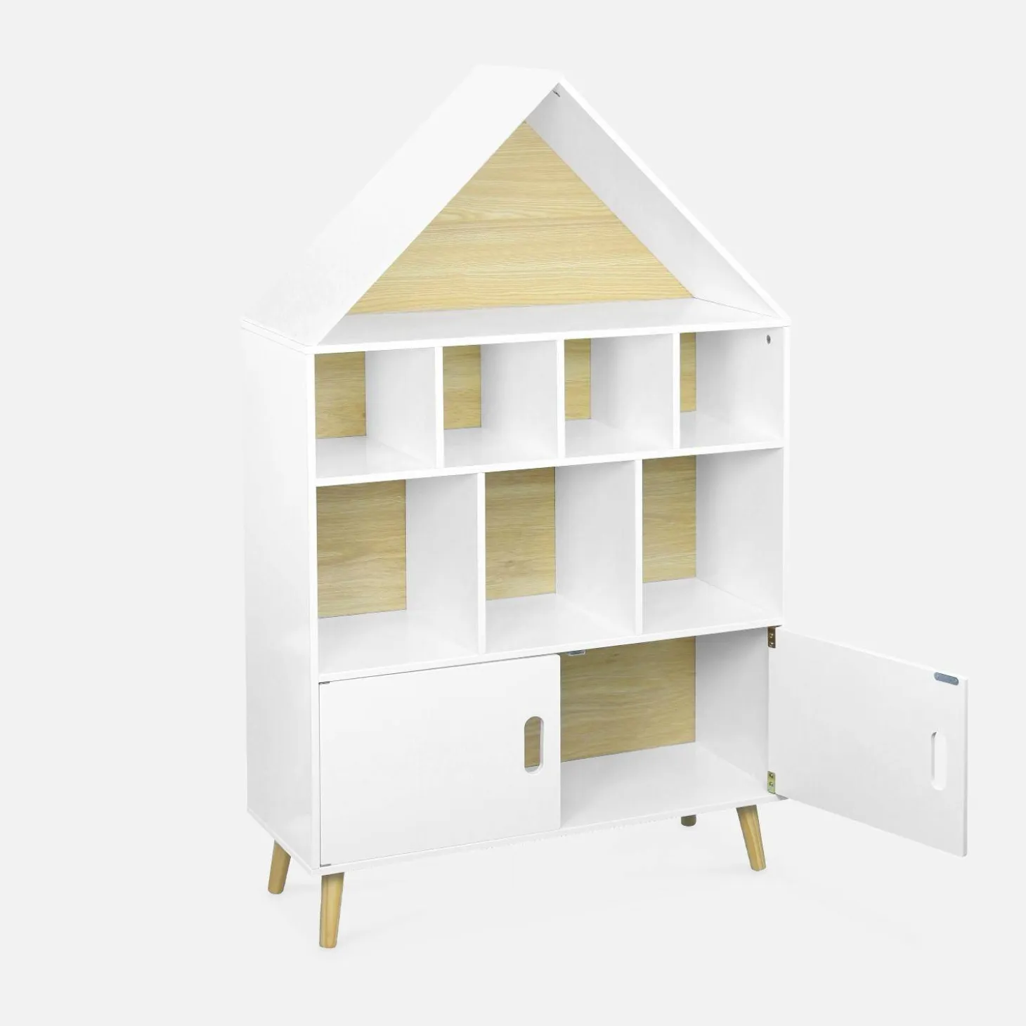 Kinderbuchregal Haus