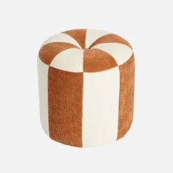 Kinderhocker mit Chenille-Bezug