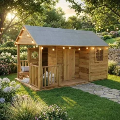 Kinderhütte-Holz 4.5m²