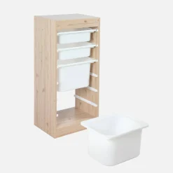 Kindermöbel mit 4 Aufbewahrungsfächern