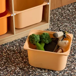 Kindermöbel mit 6 bunten Aufbewahrungsbehältern