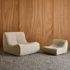 Kinder-Sessel mit strukturiertem Bouclé-Bezug, 1-Sitzer