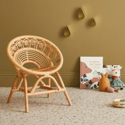 Kinderstuhl aus Rattan