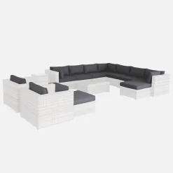 Kissenhüllen für Gartenmöbel-Set Tripoli Komplettset