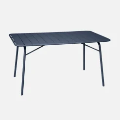 Klappbarer Gartentisch aus Stahl für 6 Personen