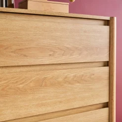 Kommode Holzdekor 4 Schubladen