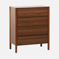 Kommode Holzdekor 4 Schubladen