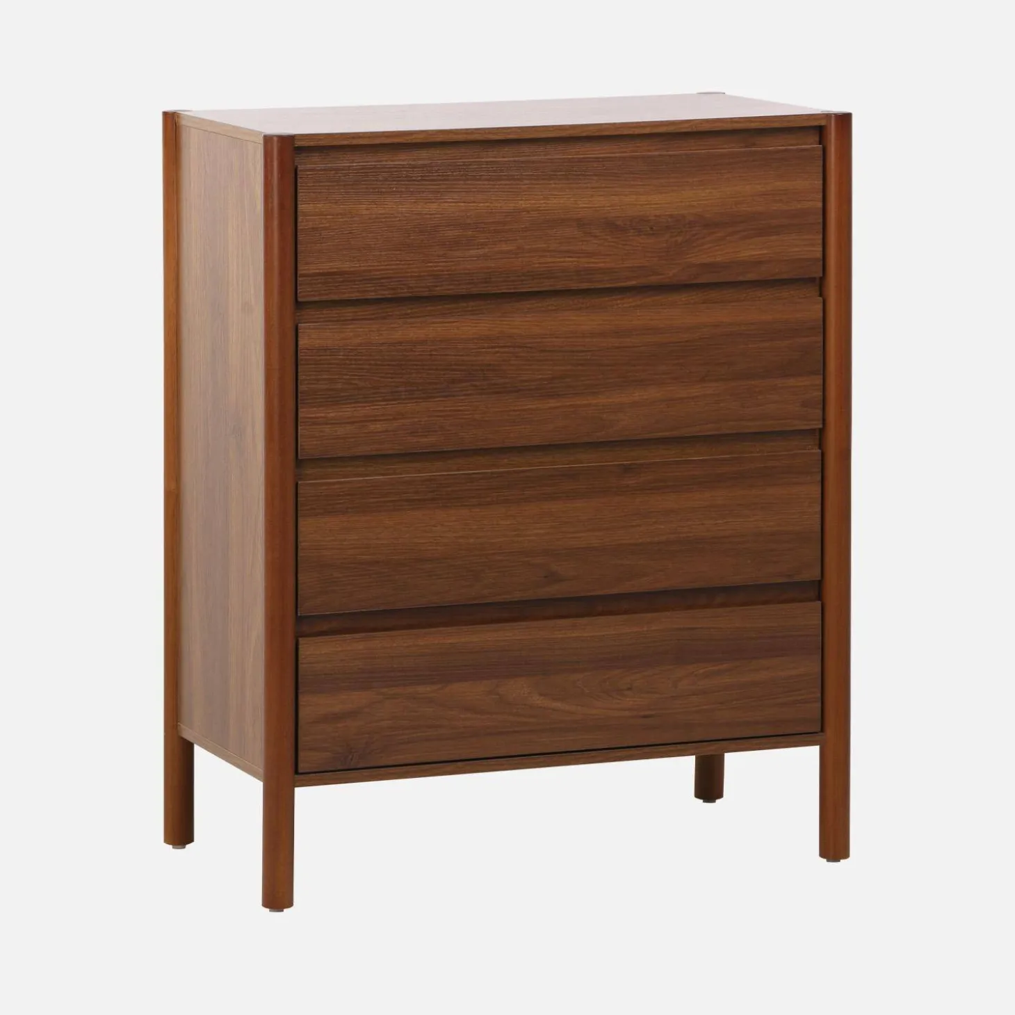 Kommode Holzdekor 4 Schubladen