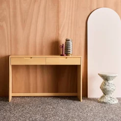 Konsole Holzdekor 2 Schubladen 120 cm