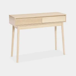 Konsole mit Holzdekor, 2 Schubladen