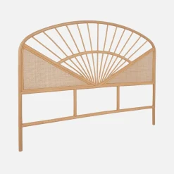 Kopfteil aus natürlichem Rattan und Rattan-Geflecht