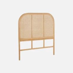 Kopfteil aus Rattan-Geflecht Natur
