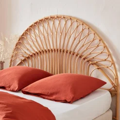 Kopfteil aus Rattan, naturfarben