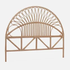 Kopfteil aus Rattan, naturfarben