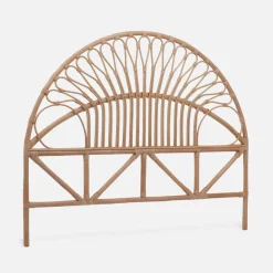Kopfteil aus Rattan, naturfarben