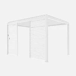 Lamellenwand 130cm für Pergola Triomphe 3x4m