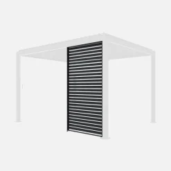 Lamellenwand 130cm für Pergola Triomphe 3x4m