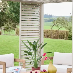 Lamellenwand 100cm für Pergola Triomphe 3x3m V2 3x4m 3x6m