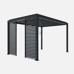 Lamellenwand 100cm für Pergola Triomphe 3x3m V2 3x4m 3x6m