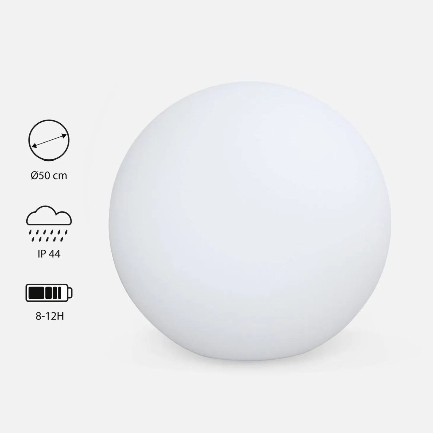 LED-Kugel - Dekorative Leuchtkugel, mit Fernbedienung