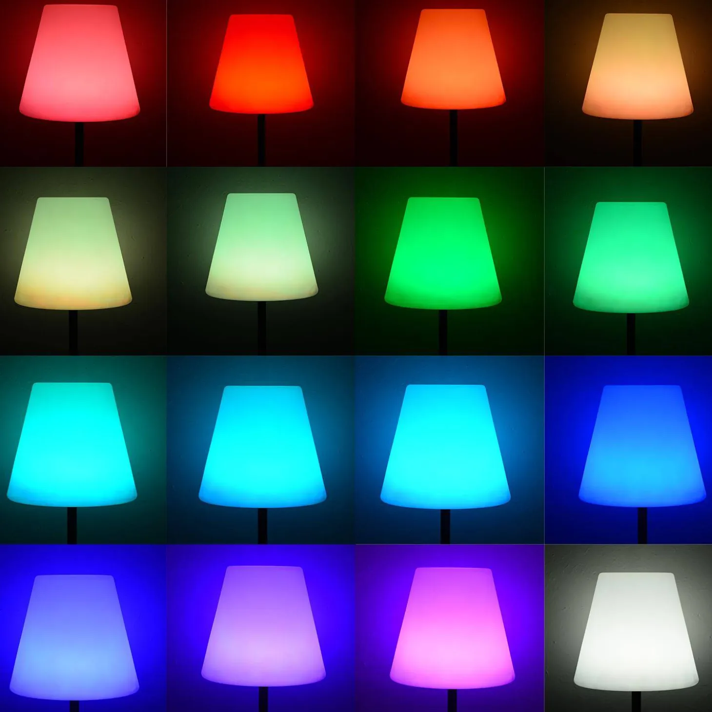 LED Stehlampe Außenbeleuchtung Solarbetrieben