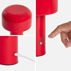 LED-Tischlampe für innen aus Metall Ø 13 cm