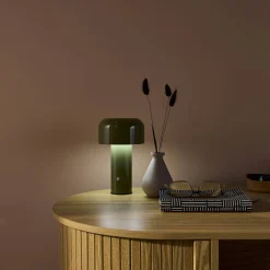 LED-Tischlampe für innen aus Metall Ø 13 cm