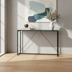 Metallkonsole mit Verstärkungsstange