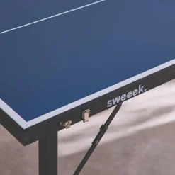 Mini-Tischtennisplatte Indoor, klappbar, mit 2 Schlägern und 3 Bällen