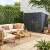 Mülltonnenbox 1,75m² aus verzinktem Stahl